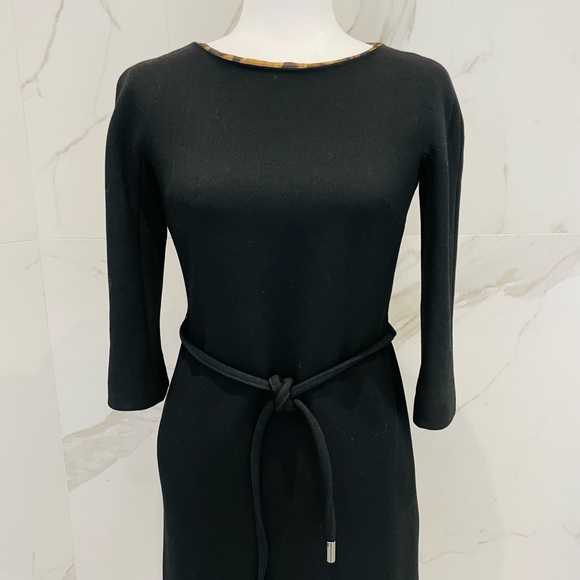 Dolce & Gabbana Wool Ruffle Hem Dress - Picture 2 of 10